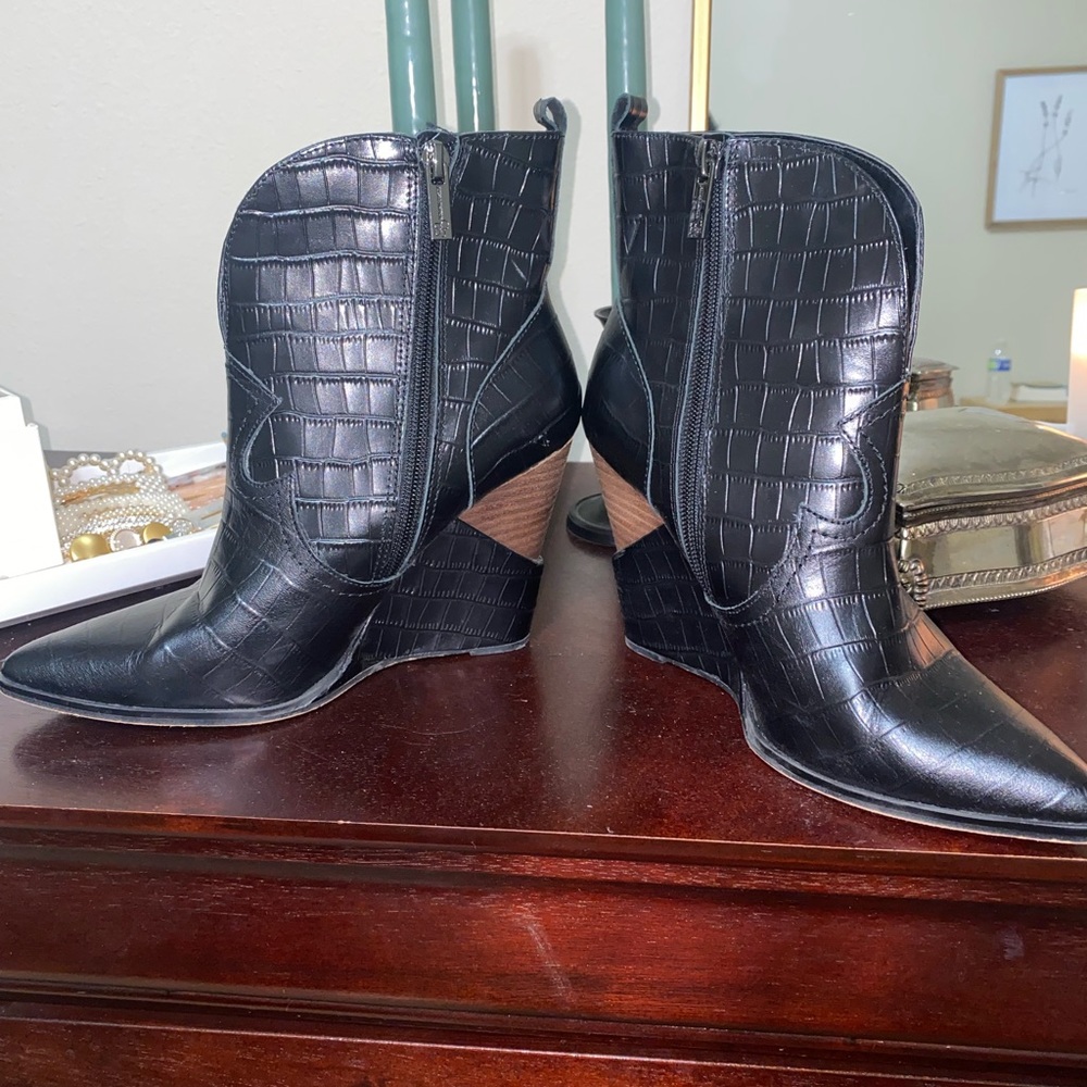 Girly Cowgirl Ankle Booties View 3